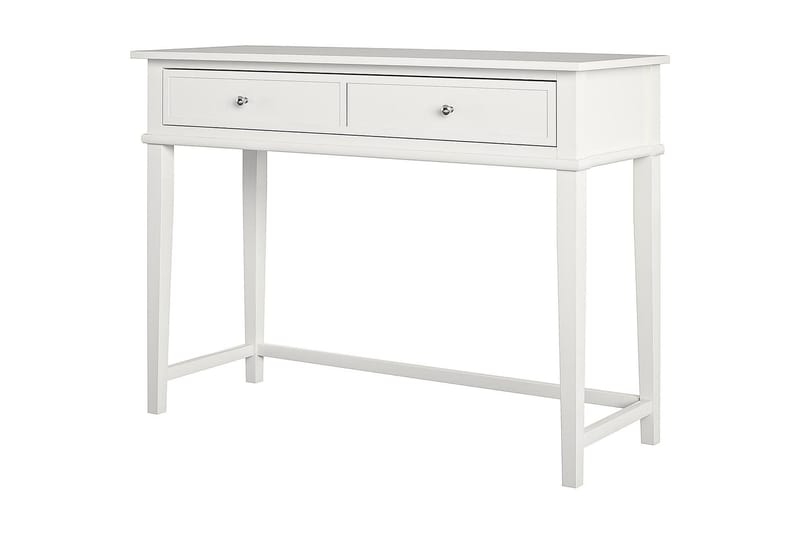 Kirjoituspöytä Franklin 90 cm Säilytyksellä Laatikko Vit - Dorel Home - Huonekalut - Pöytä & ruokailuryhmä - Työpöytä - Kirjoituspöytä