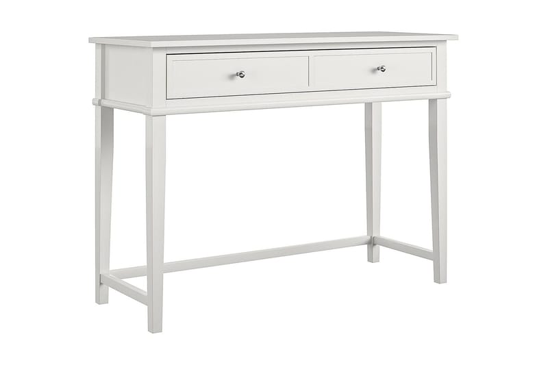 Kirjoituspöytä Franklin 90 cm Säilytyksellä Laatikko Vit - Dorel Home - Huonekalut - Pöytä & ruokailuryhmä - Työpöytä - Kirjoituspöytä