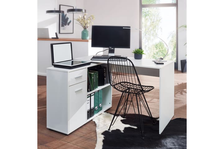 Kirjoituspöytä Gaddana 120 cm - Valkoinen - Tietokonepöytä
 - Kirjoituspöytä