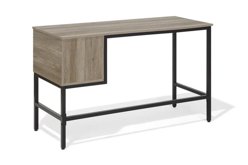 Kirjoituspöytä Grateley 120 cm Säilytyksellä 2 laatikkoa - Vaaleanruskea/Musta - Huonekalut - Pöytä & ruokailuryhmä - Työpöytä - Kirjoituspöytä