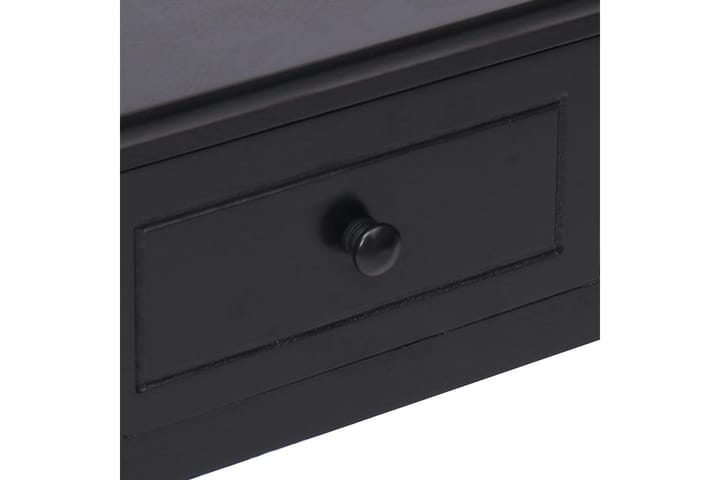 Kirjoituspöytä harmaa 110x45x76 cm puinen - Musta - Kirjoituspöytä - Tietokonepöytä