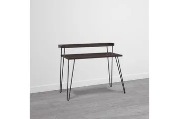 Kirjoituspöytä Haven 114 cm Säilytys Hylly Espresso/Musta - Dorel Home - Huonekalut - Pöytä & ruokailuryhmä - Työpöytä - Kirjoituspöytä