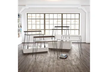 Kirjoituspöytä Haven 114 cm Säilytys Hylly Espresso/Musta - Dorel Home - Huonekalut - Pöytä & ruokailuryhmä - Työpöytä - Kirjoituspöytä
