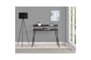 Kirjoituspöytä Haven 114 cm Säilytys Hylly Espresso/Musta - Dorel Home - Huonekalut - Pöytä & ruokailuryhmä - Työpöytä - Kirjoituspöytä