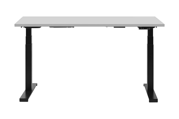 Kirjoituspöytä Hengrove 130 cm Sähkösäätö - Harmaa/Musta - Sähköpöytä & säädettävä työpöytä - Tietokonepöytä
 - Kirjoituspöytä