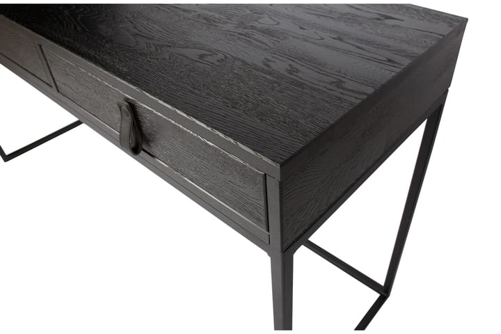 Kirjoituspöytä Iria 140 cm Säilytyksellä laatikot - Tammi/Musta - Tietokonepöytä
 - Kirjoituspöytä