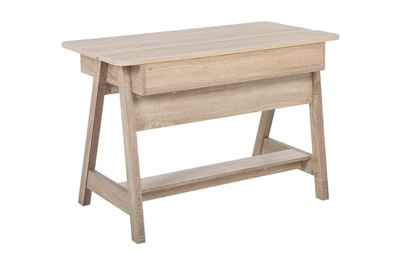 Kirjoituspöytä Jackson 110 cm Säilytyksellä Hylly - Valkoinen - Huonekalut - Pöytä & ruokailuryhmä - Työpöytä
 - Kirjoituspöytä