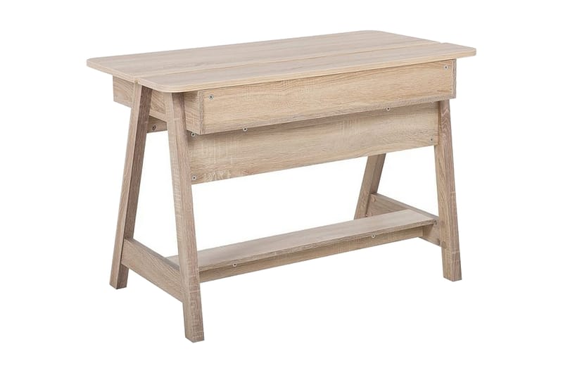 Kirjoituspöytä Jackson 110 cm Säilytyksellä Hylly - Valkoinen - Huonekalut - Pöytä & ruokailuryhmä - Työpöytä - Kirjoituspöytä