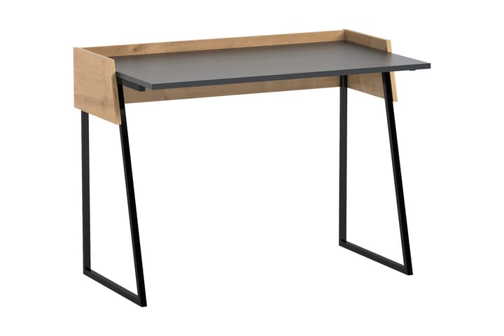 Kirjoituspöytä Kanisha 103,6x77,5x103,6 cm - Harmaa/Ruskea - Tietokonepöytä
 - Kirjoituspöytä