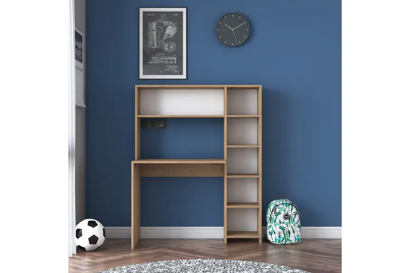 Kirjoituspöytä Kareei 113 cm - Luonnonväri - Huonekalut - Pöytä & ruokailuryhmä - Työpöytä - Kirjoituspöytä