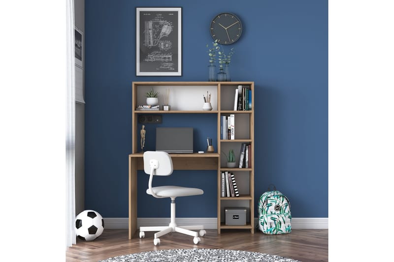 Kirjoituspöytä Kareei 113 cm - Luonnonväri - Huonekalut - Pöytä & ruokailuryhmä - Työpöytä - Kirjoituspöytä