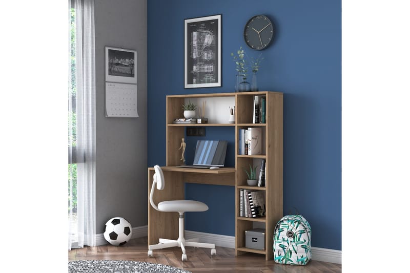 Kirjoituspöytä Kareei 113 cm - Luonnonväri - Huonekalut - Pöytä & ruokailuryhmä - Työpöytä - Kirjoituspöytä