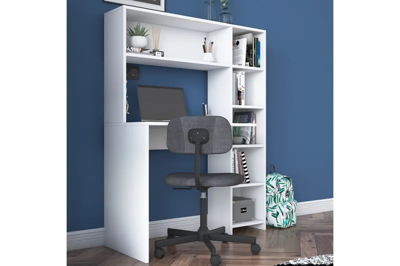 Kirjoituspöytä Kareei 113 cm, Valkoinen