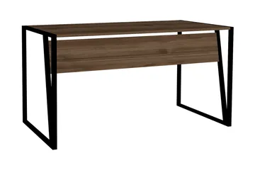Kirjoituspöytä Kemiri 140 cm - Pähkinänruskea/Musta - Huonekalut - Pöytä & ruokailuryhmä - Työpöytä - Kirjoituspöytä