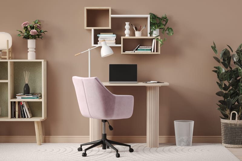 Kirjoituspöytä Kopparbo 100 cm - Vaalea valkolakattu tammi - Huonekalut - Pöytä & ruokailuryhmä - Työpöytä - Kirjoituspöytä