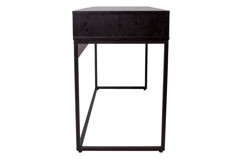 Kirjoituspöytä Limmen 120 cm Säilytyksellä 2 laatikkoa - Tammenväri/Musta - Huonekalut - Pöytä & ruokailuryhmä - Työpöytä - Kirjoituspöytä