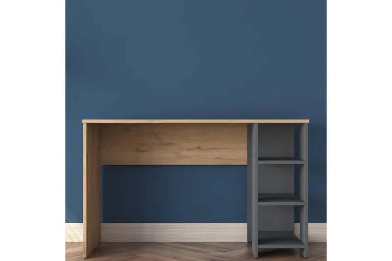 Kirjoituspöytä Makrud 120 cm - Pähkinä/Antrasiitti - Huonekalut - Pöytä & ruokailuryhmä - Työpöytä - Kirjoituspöytä