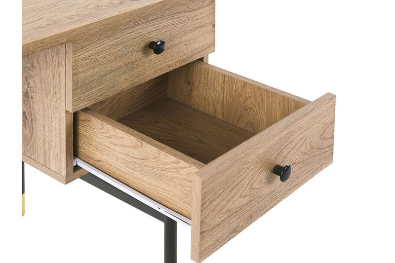 Kirjoituspöytä Maryneal 120 cm Säilytyksellä 2 laatikkoa - Vaalea puu - Huonekalut - Pöytä & ruokailuryhmä - Työpöytä - Kirjoituspöytä