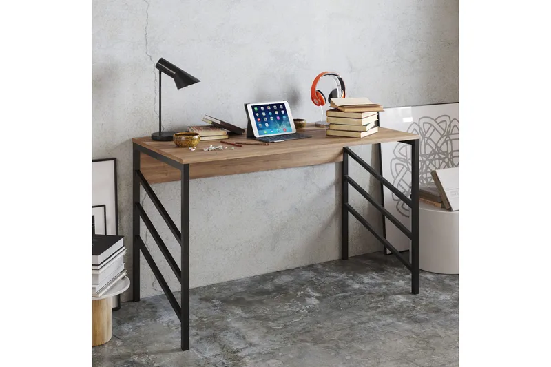 Kirjoituspöytä Mesjö 120 cm - Ruskea - Huonekalut - Pöytä & ruokailuryhmä - Työpöytä - Kirjoituspöytä