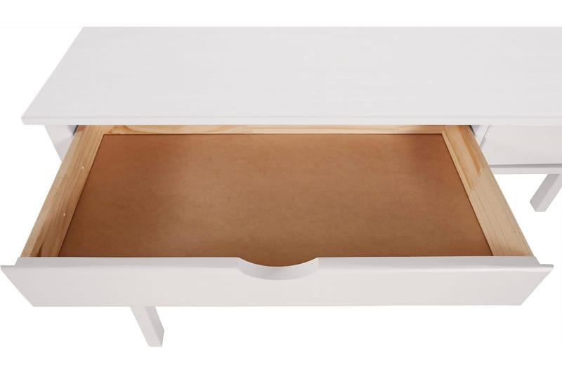 Kirjoituspöytä Mithiki 140 cm - Valkoinen - Huonekalut - Pöytä & ruokailuryhmä - Työpöytä - Kirjoituspöytä