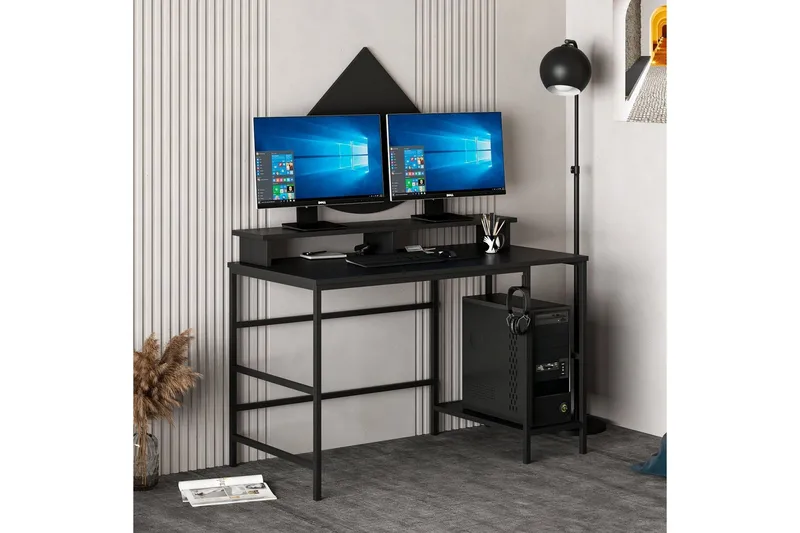 Kirjoituspöytä Nafe 120 cm - Musta - Huonekalut - Pöytä & ruokailuryhmä - Työpöytä - Kirjoituspöytä