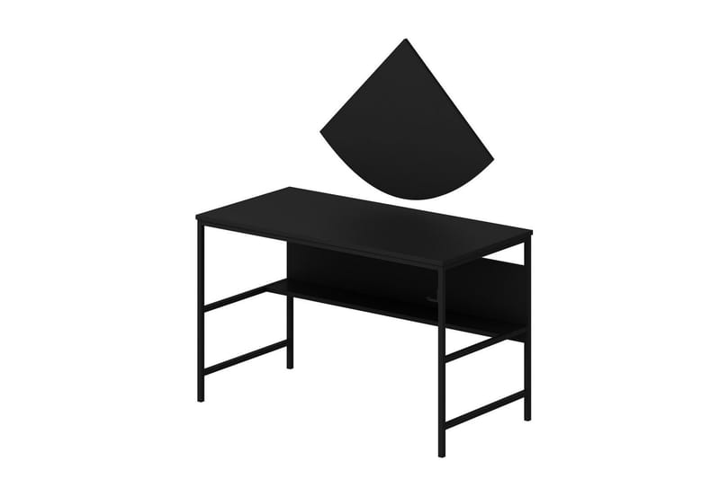 Kirjoituspöytä Nafe 120 cm - Musta - Huonekalut - Pöytä & ruokailuryhmä - Työpöytä - Kirjoituspöytä