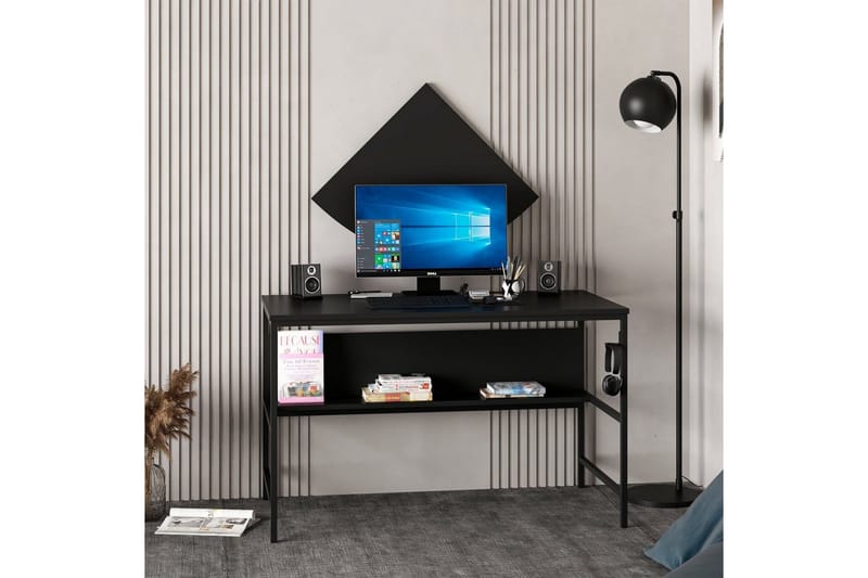 Kirjoituspöytä Nafe 120 cm - Musta - Huonekalut - Pöytä & ruokailuryhmä - Työpöytä - Kirjoituspöytä