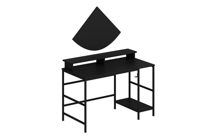 Kirjoituspöytä Nafe 120 cm - Musta - Tietokonepöytä
 - Kirjoituspöytä