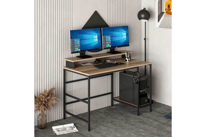 Kirjoituspöytä Nafe 120 cm - Ruskea - Huonekalut - Pöytä & ruokailuryhmä - Työpöytä - Kirjoituspöytä