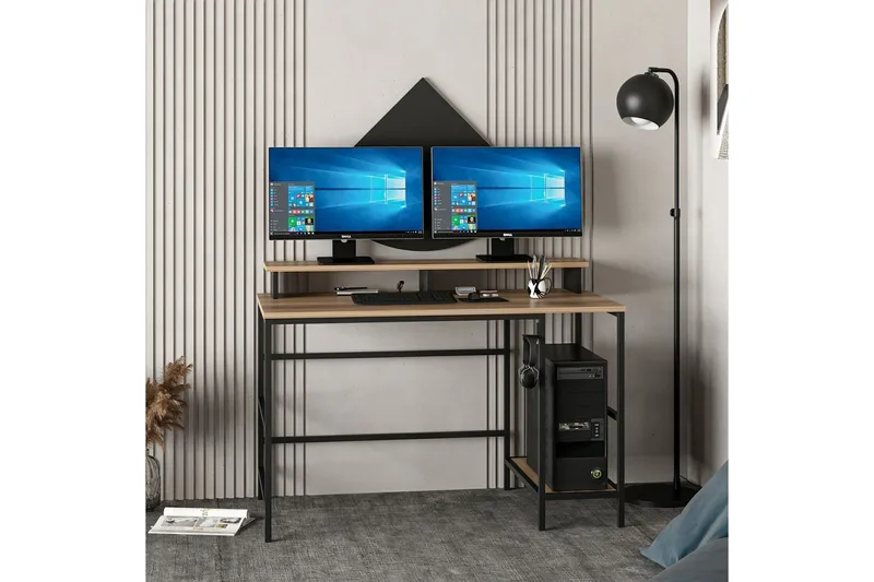 Kirjoituspöytä Nafe 120 cm - Ruskea - Huonekalut - Pöytä & ruokailuryhmä - Työpöytä - Kirjoituspöyt ä