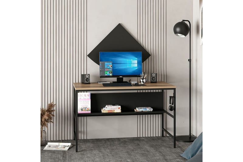 Kirjoituspöytä Nafe 120 cm - Ruskea - Huonekalut - Pöytä & ruokailuryhmä - Työpöytä - Kirjoituspöytä