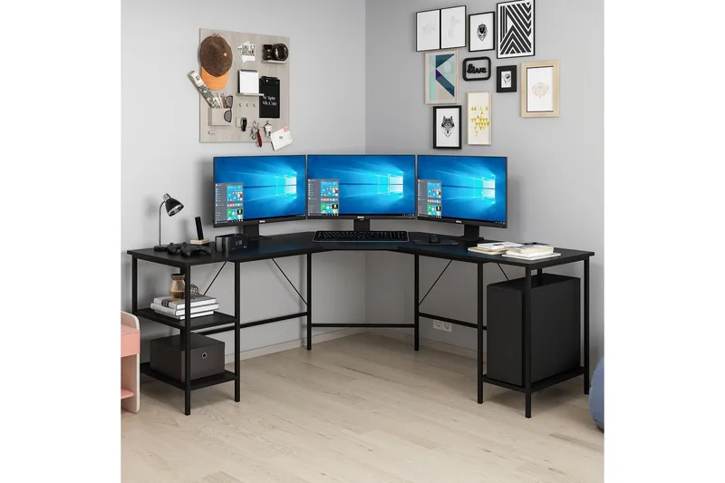 Kirjoituspöytä Naina 180 cm, Musta