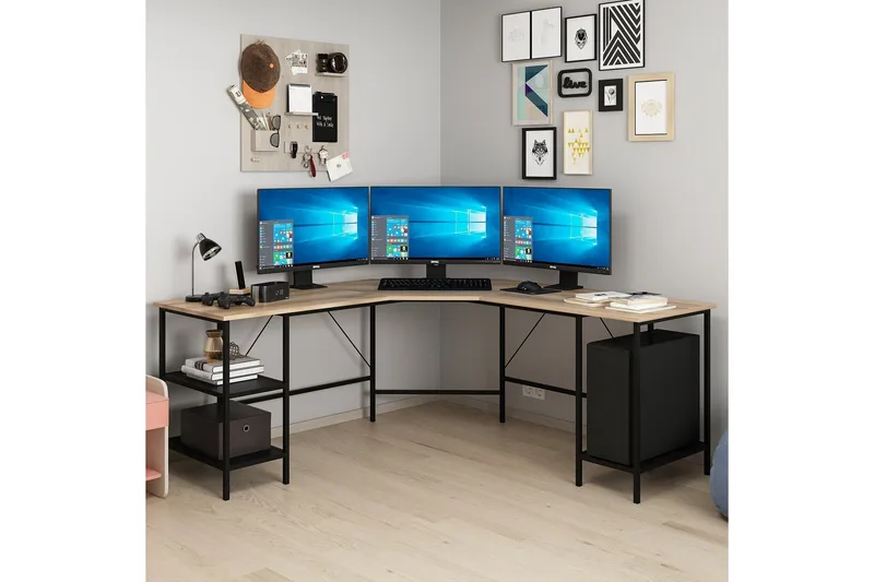 Kirjoituspöytä Naina 180 cm - Ruskea - Huonekalut - Pöytä & ruokailuryhmä - Työpöytä - Kirjoituspöytä