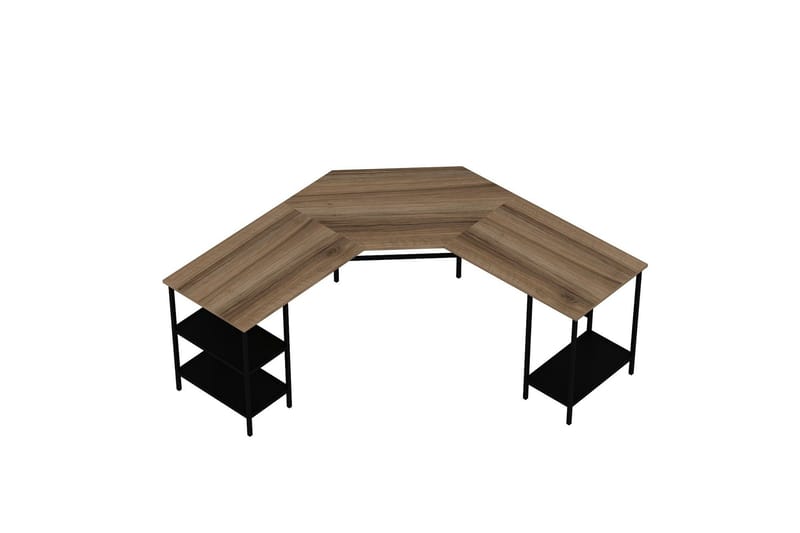 Kirjoituspöytä Naina 180 cm - Ruskea - Huonekalut - Pöytä & ruokailuryhmä - Työpöytä - Kirjoituspöytä