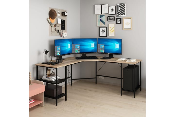 Kirjoituspöytä Naina 180 cm - Ruskea - Tietokonepöytä
 - Kirjoituspöytä