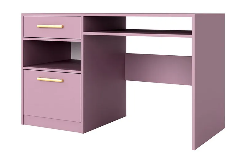 Kirjoituspöytä Ordino 125 cm - Liila - Huonekalut - Pöytä & ruokailuryhmä - Työpöytä - Kirjoituspöytä