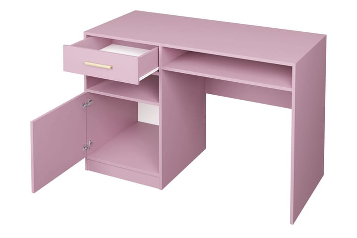 Kirjoituspöytä Ordino 125 cm - Liila - Tietokonepöytä
 - Kirjoituspöytä