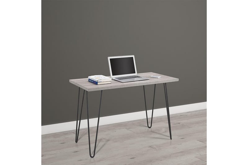 Kirjoituspöytä Owen 102 cm Harmaa/Musta - Dorel Home - Huonekalut - Pöytä & ruokailuryhmä - Työpöytä - Kirjoituspöytä