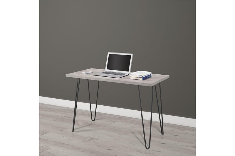 Kirjoituspöytä Owen 102 cm Harmaa/Musta - Dorel Home - Huonekalut - Pöytä & ruokailuryhmä - Työpöytä - Kirjoituspöytä