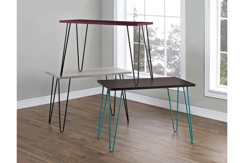 Kirjoituspöytä Owen 102 cm Harmaa/Musta - Dorel Home - Huonekalut - Pöytä & ruokailuryhmä - Työpöytä - Kirjoituspöytä