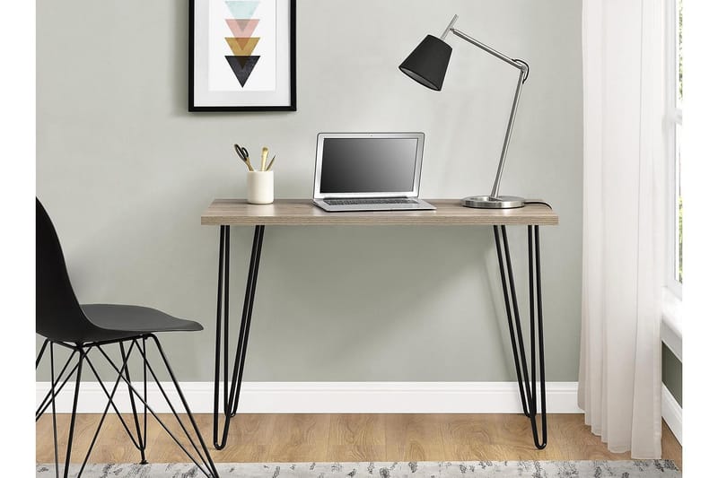 Kirjoituspöytä Owen 102 cm Luonnonväri/Musta - Dorel Home - Huonekalut - Pöytä & ruokailuryhmä - Työpöytä
 - Kirjoituspöytä