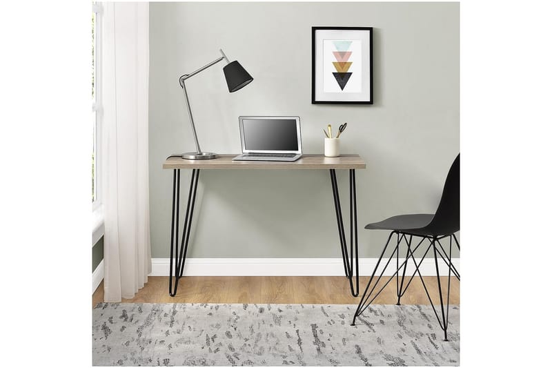 Kirjoituspöytä Owen 102 cm Luonnonväri/Musta - Dorel Home - Huonekalut - Pöytä & ruokailuryhmä - Työpöytä - Kirjoituspöytä