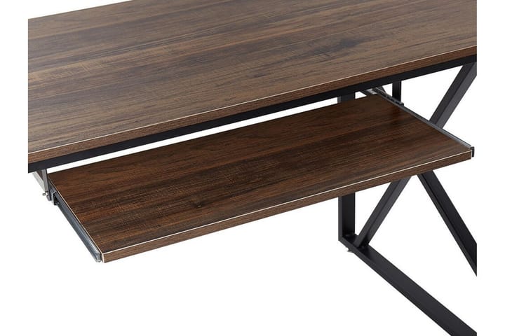Kirjoituspöytä Quardon 120 cm - Tumma Puu/Musta - Tietokonepöytä
 - Kirjoituspöytä