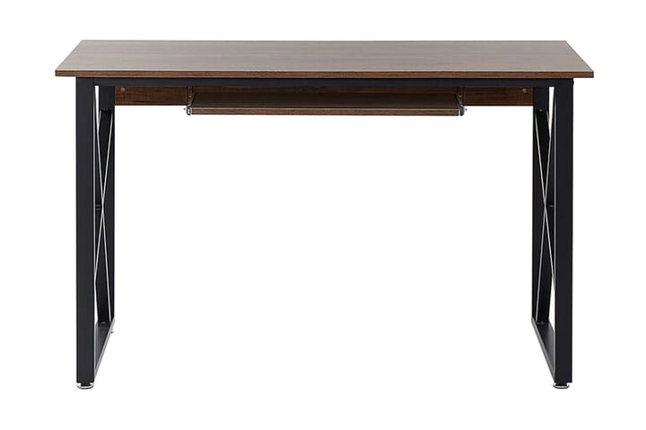 Kirjoituspöytä Quardon 120 cm - Tumma Puu/Musta - Kirjoituspöytä - Tietokonepöytä