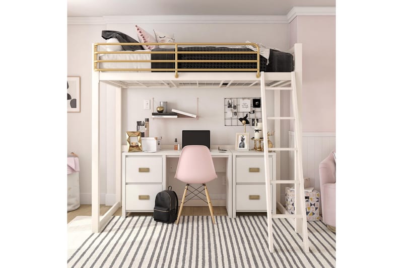 Kirjoituspöytä Quincy 120 cm Valkoinen - Queer Eye - Huonekalut - Pöytä & ruokailuryhmä - Työpöytä - Kirjoituspöytä