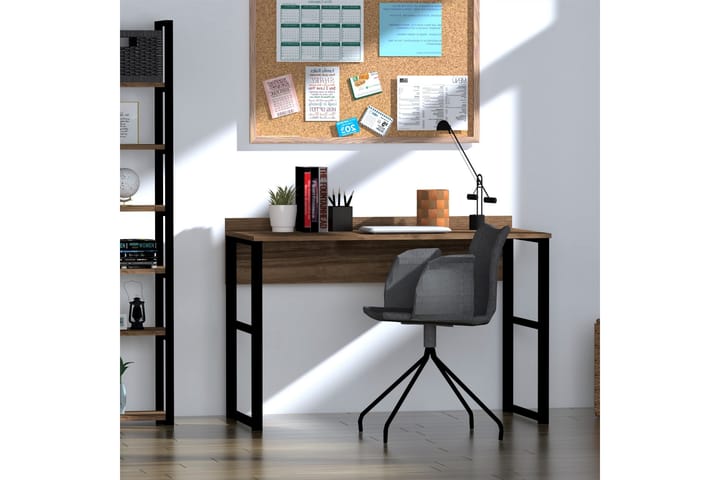 Kirjoituspöytä Ranada 120 cm - Tummanruskea/Musta - Tietokonepöytä
 - Kirjoituspöytä