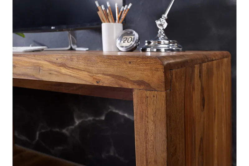 Kirjoituspöytä Randig 120 cm - Puu/Luonnonväri - Huonekalut - Pöytä & ruokailuryhmä - Työpöytä - Kirjoituspöytä