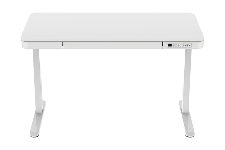 Kirjoituspöytä Shabus 120x60 cm Korkeussä�ädettävä - Valkoinen - Tietokonepöytä
 - Kirjoituspöytä
