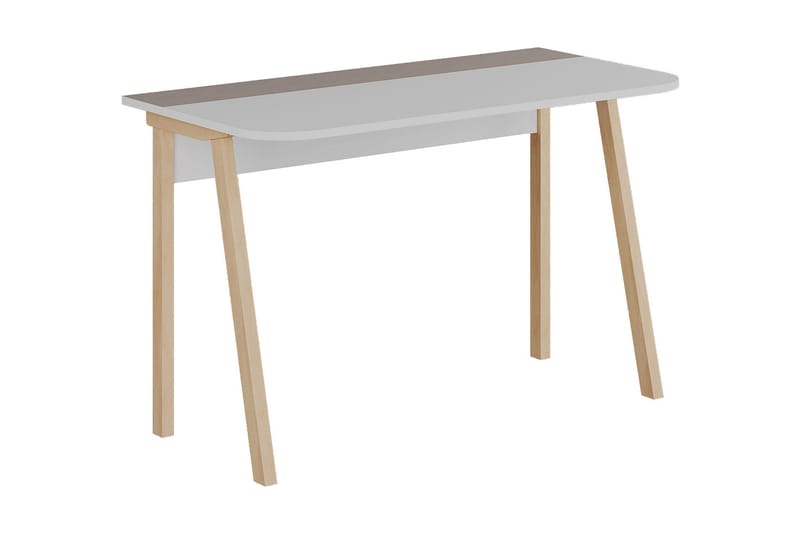 Kirjoituspöytä Shett 120x75x120 cm - Vaaleanruskea - Huonekalut - Pöytä & ruokailuryhmä - Työpöytä
 - Kirjoituspöytä