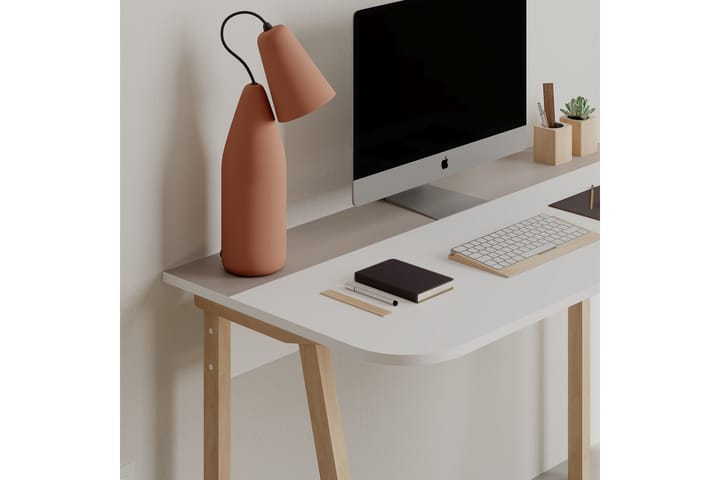 Kirjoituspöytä Shett 120x75x120 cm - Vaaleanruskea - Tietokonepöytä
 - Kirjoituspöytä